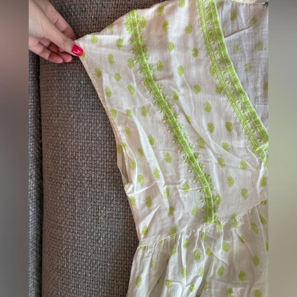 Zara White Green Embroidered Tunic Midi Dress – Size XS brand new - Picture 16 of 16